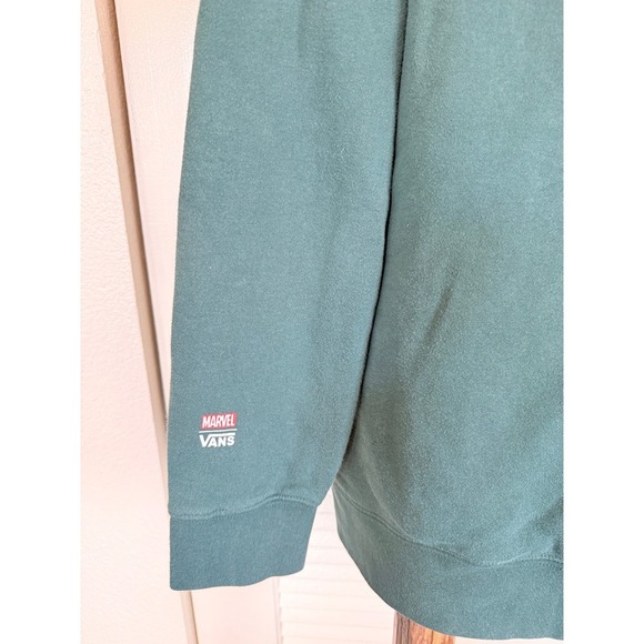 Marvel Vans She Hulk Graphic Hoodie Pullover Sweatshirt Green Adult - Picture 3 of 3